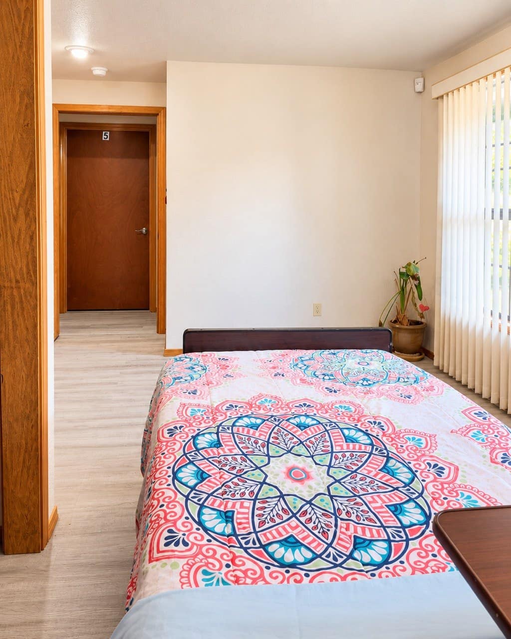 Comfortable, private resident bedroom