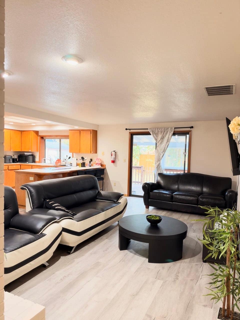 Open Living Area & Patio Doors — HopeSprings Adult Family Home Vancouver WA
